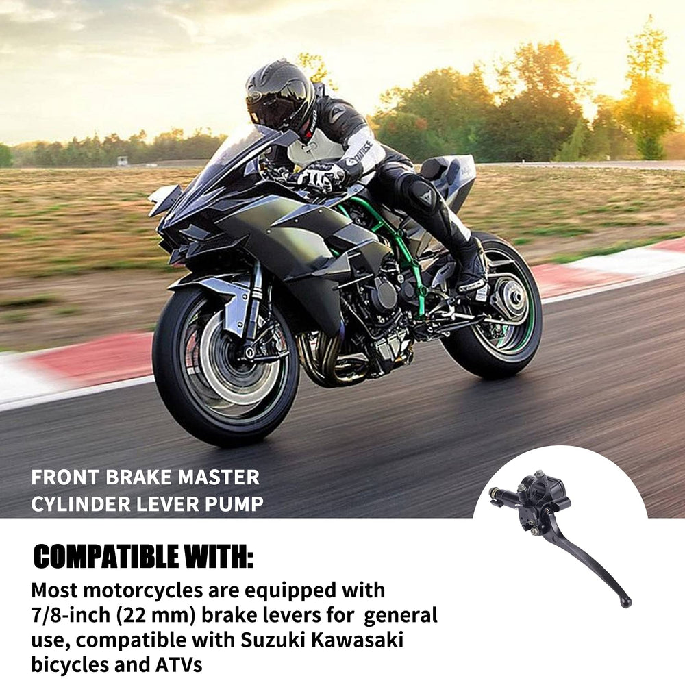 CNCMOTOK packaging includes lever and brake light switch for replacement.