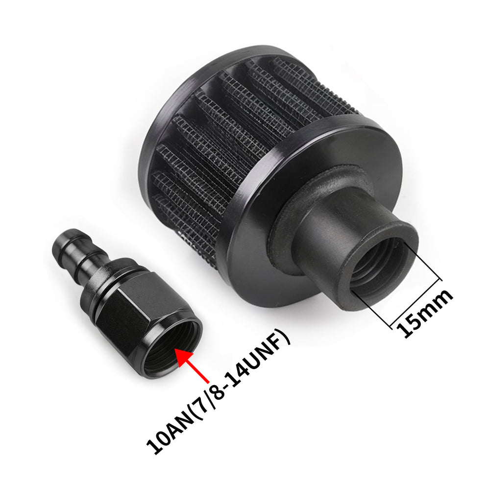 CNRAQR 10AN female fitting detail for secure installation.