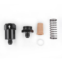 CNRAQR 9/16-18UNF thread fits common high-performance fittings.