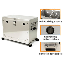 CNRAQR aluminum shell offers corrosion resistance for outdoor use.