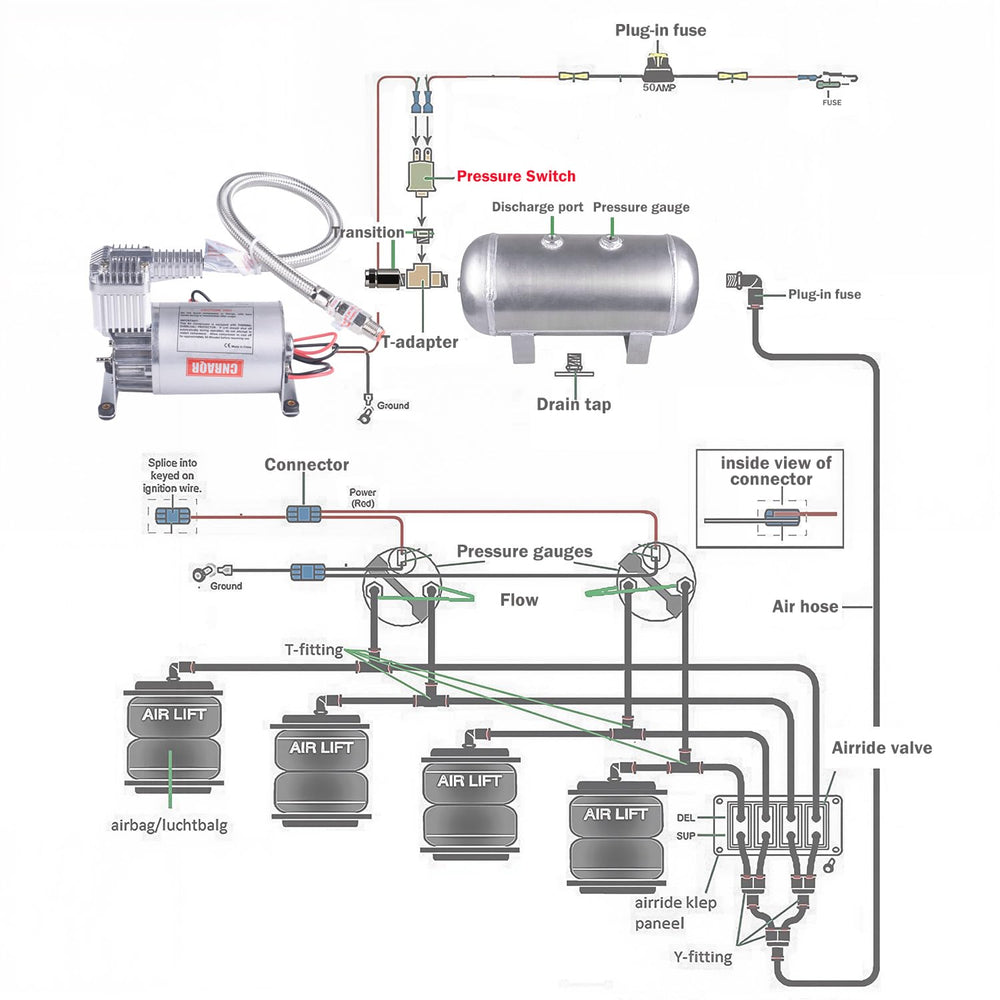 CNRAQR aluminum tank 1.6 gal emphasizes durable high-pressure performance
