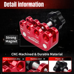 CNRAQR gap tool includes feeler gauge for accurate gap checks and settings.