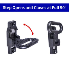 CNRAYT folded storage position saves space when not in use.