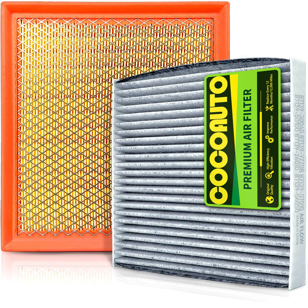 COCOAUTO engine air filter kit for Highlander enhances engine air intake.