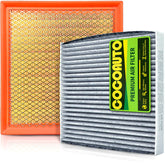 COCOAUTO engine air filter kit for Highlander enhances engine air intake.