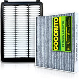 COCOAUTO engine air filter kit for Tucson 2016-2021 improves intake cleanliness