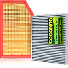 COCOAUTO engine and cabin filter kit for Jeep Gladiator, ready for easy maintenance.