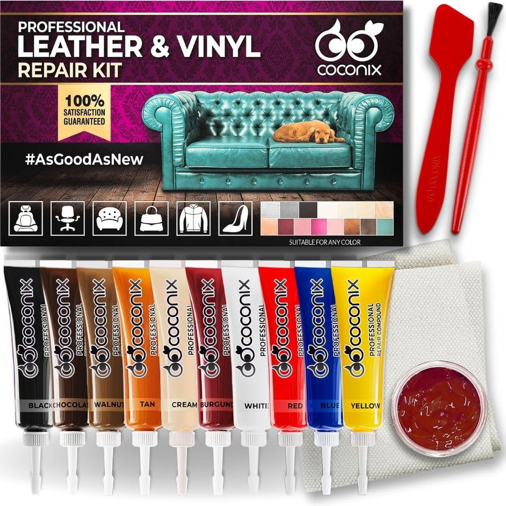 COCONIX kit open box with color swatches and tools for easy matching