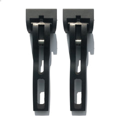 CODUPAX rear clamp close-up shows premium plastic and stainless steel construction for durability