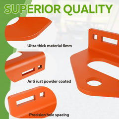 COKNUMBER wide mounting holes enable flexible installation on many mowers