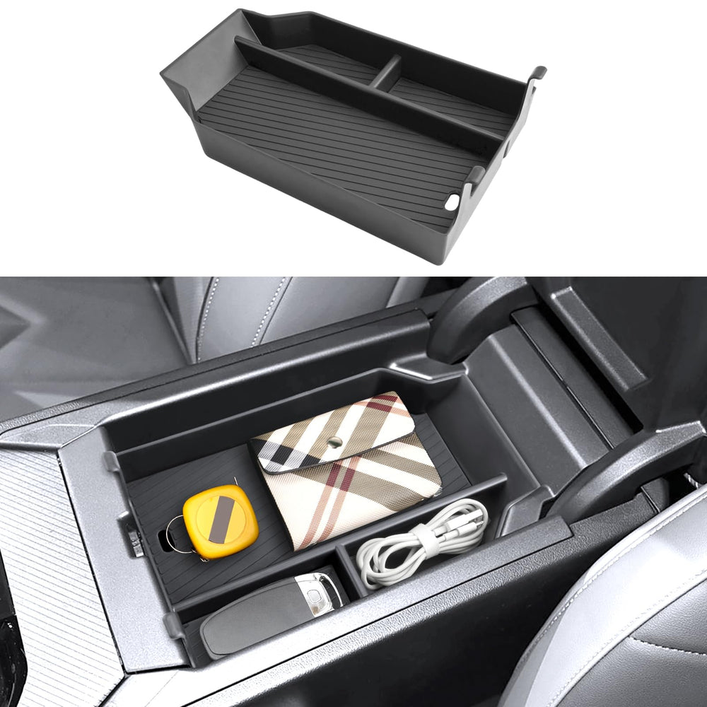 Coleya BMW X3 center console organizer armrest fit keeps essentials within easy reach.