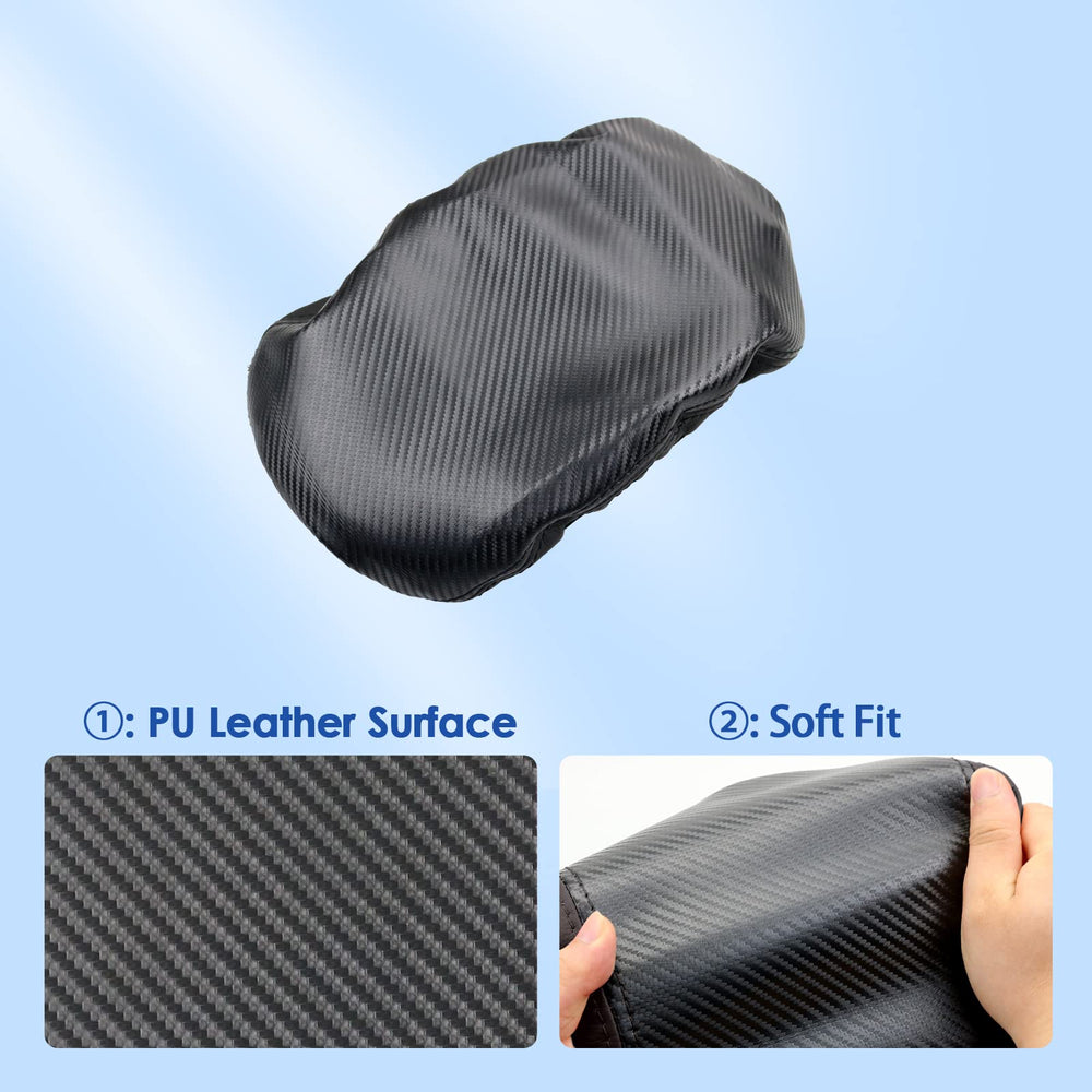 Coleya CX-30 waterproof console cover protects the armrest from spills and rain.