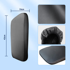 Durable leather finish adds long-lasting protection to NX center console.
