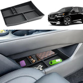 Coleya Rogue lower center console organizer fits Rogue 2021-2026 for secure storage during drives
