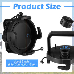Colingmill RV waste tank cap protects against leaks during trips.