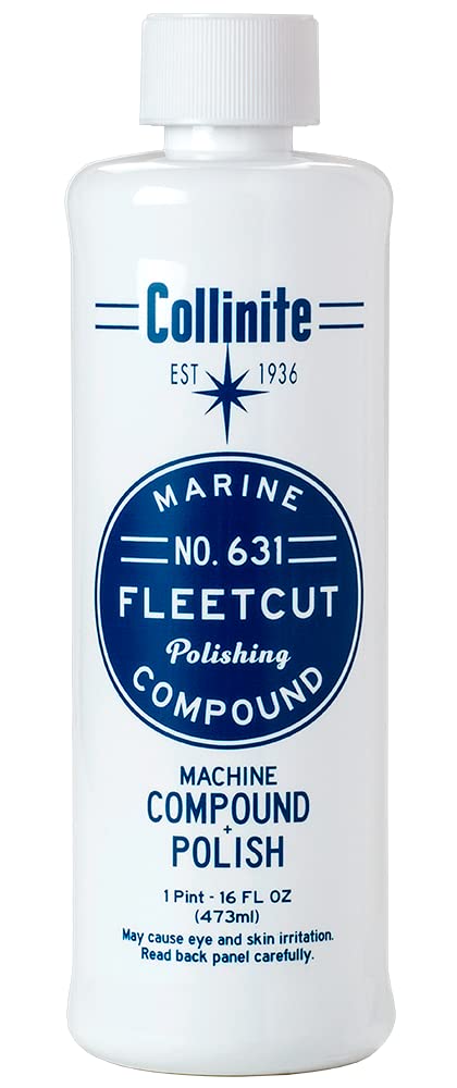 Collinite 631 Fleetcut bottle for heavy oxidation removal on gelcoat surfaces