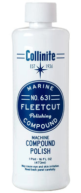 Collinite 631 Fleetcut bottle for heavy oxidation removal on gelcoat surfaces