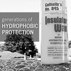 COLLINITE 845 insulator wax packaging for easy handling and storage.