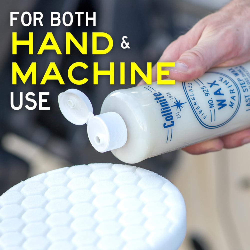 Collinite 925 water beading helps shed water and mineral buildup.