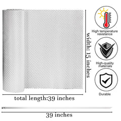 Coloch embossed-design heat shield adds style and efficient airflow around the muffler.