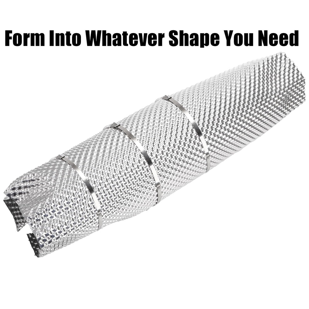 Coloch exhaust wrap installs quickly on mufflers, catalytic converters, or engine compartments.