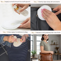 Combat Cleaner packaging box showcases handbag care kit