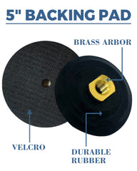 Durable ComeFloor rubber backer pad supports auto and hand grinding tasks