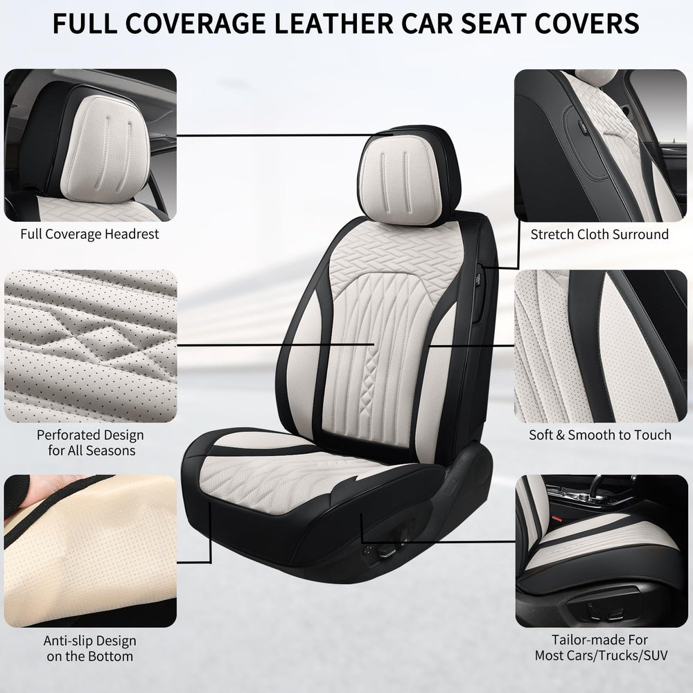 COMFDRIVE faux leather texture close-up shows premium feel.