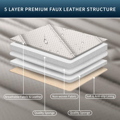COMFDRIVE foam padding delivers plush comfort on long drives.