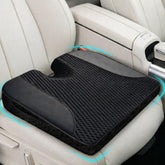 ComfiLumba car-seat cushion cover fits most seats for enhanced driving comfort.