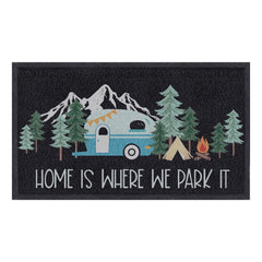 Comfoyar camper door mat with entryway pattern that hides dirt and adds style.