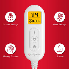 Comfytemp blanket offers four heat settings and auto-off options
