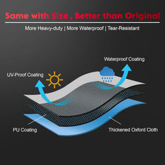 Comnova Jet Ski Cover all-season protection for outdoor storage and travel.