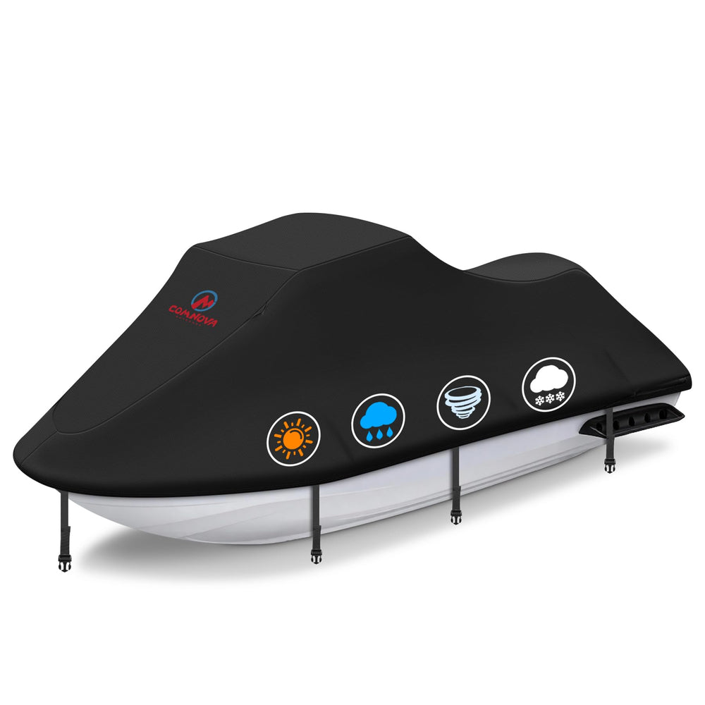 Comnova Jet Ski Cover universal fit for Seadoo and Yamaha 2-3 seater.