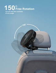 Comoistar rear-seat use cools back-seat passengers on trips