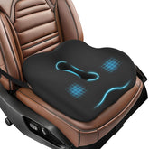 Comphekept car-seat cushion with lumbar-support for long drives and daily comfort.