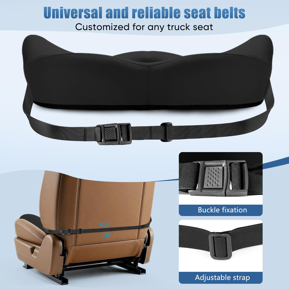 Comphekept W-shaped ergonomic design cradles hips and supports circulation.
