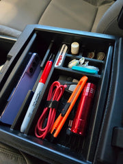 Complete Appearance Tacoma tray coin half-pipe keeps coins neatly organized.
