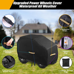 CONFUTURY cover highlights three reflective strips for nighttime visibility.