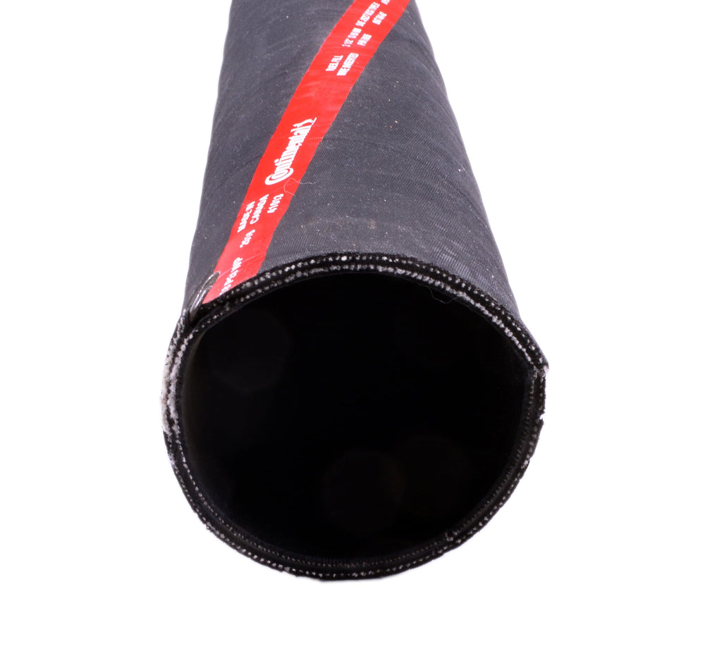 Continental 58524 black chemivic wrap hose features heat resistance for rugged marine use.