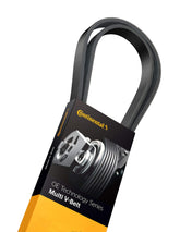 Continental OE Tech Series 4040347 belt close-up shows straight-rib design for quiet operation.