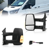 Convitex Ford Transit left long-arm mirror for improved visibility.