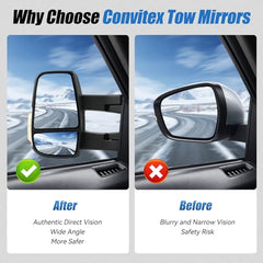 Convitex Ford Transit mirror assembly close-up for precise fit.