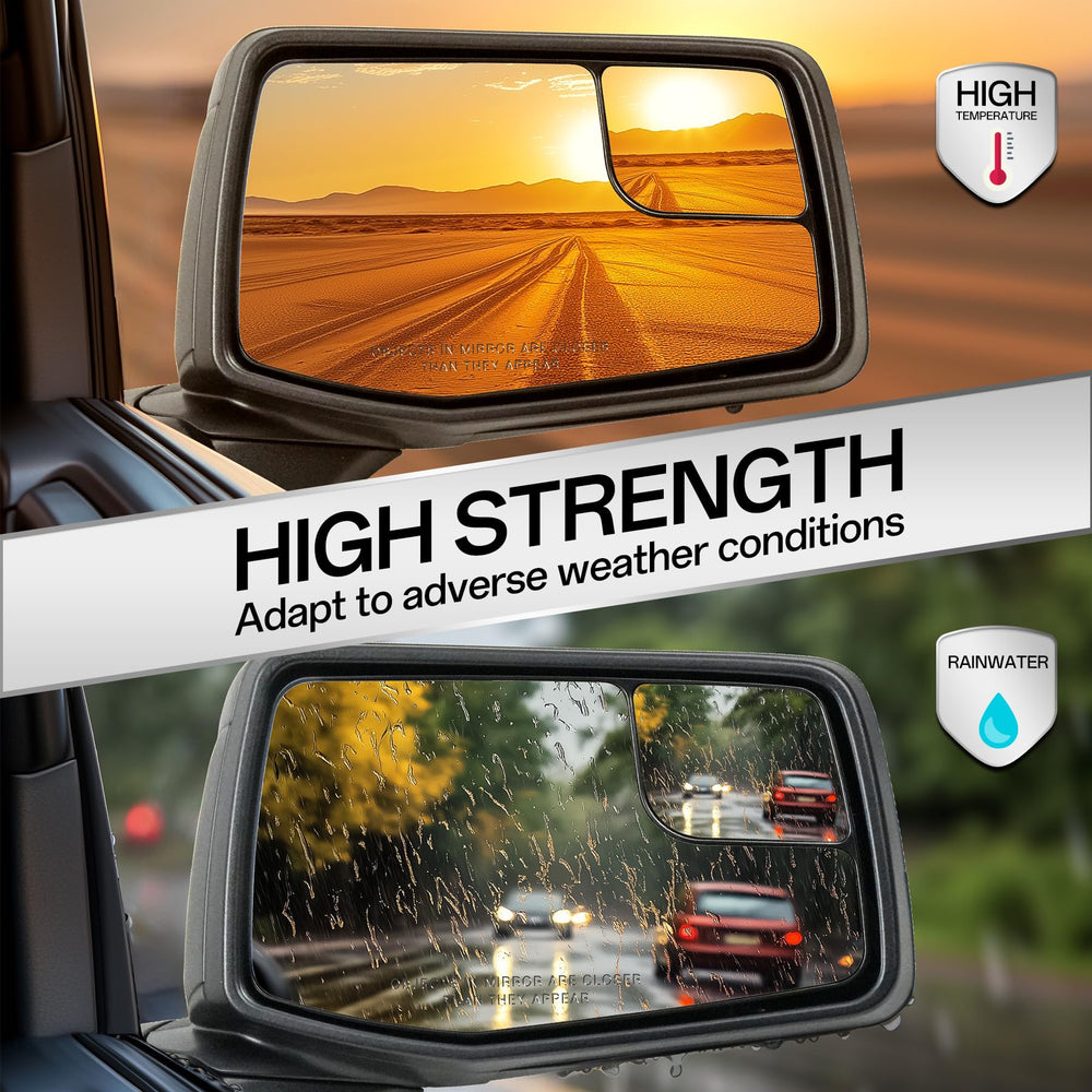 Convitex door mirror with adjustable power glass for precise positioning