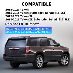 Convitex Yukon taillight installation showing plug‑in replacement.