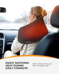 CooCoCo car blanket backseat-use scenario offers warm comfort on trips.
