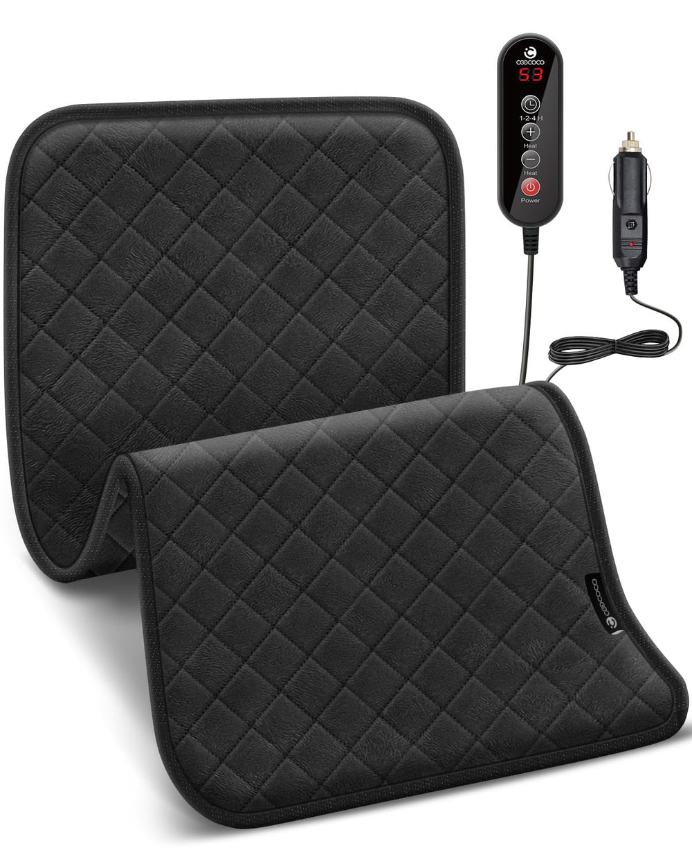 CooCoCo car blanket in dashboard view offering warm comfort during drives.