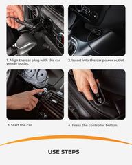 CooCoCo car blanket features an extra-long cord for rear-seat convenience.