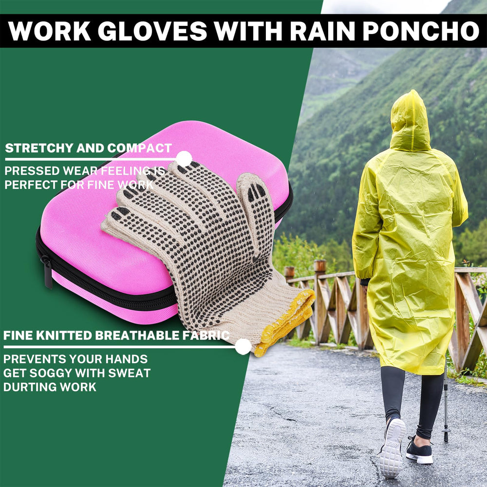 COOGEO pink compact storage bag keeps tools organized in your trunk