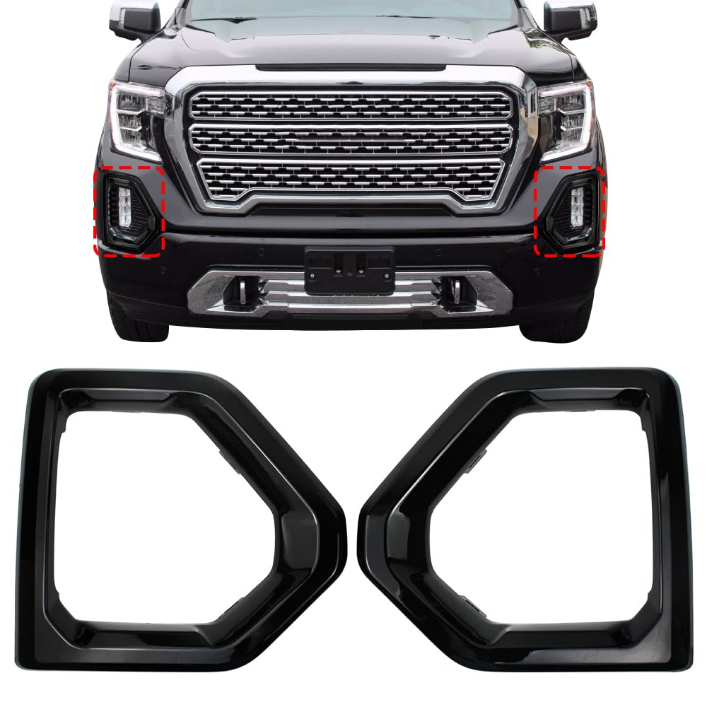 COOL STAR front fog lamp bezel fitment on GMC Sierra 1500 Denali SLT AT4